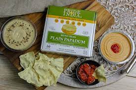 Plus, they are delicious when you add parmesan cheese on top of. Buy Pride Of India Mung Bean Plain Papadum Lentil Crisp 10 Count 3 53oz 100gm Plant Based Protein Snack Gluten Free Vegan Crackers Healthy Bean Chips Traditional Handmade Indian Low Carb