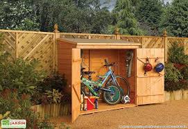 Coffre De Rangement En Bois Pour 2 Velos 182x82x164cm L L H Abri Velo Coffre De Jardin Et Abri Velo Bois