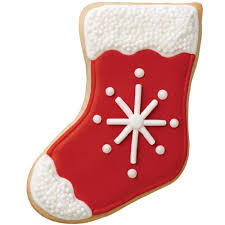 Sparkling Star Stocking Cookie Recipe Christmas Stocking Cookies Christmas Cookies Decorated Christmas Cutout Cookies