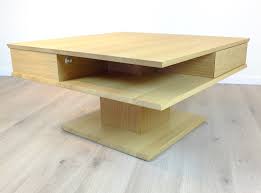 Couchtisch sonoma eiche 110 cm mit ablage. Couchtisch Wohnzimmertisch Sofatisch Modell Linie R Quadratisch Modern Grosse 90 X 90 Cm Hohenverstellbar Von Ca 47 62 Cm Eiche Vollmassiv Moebelwunsch24