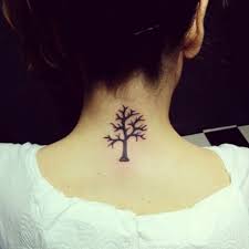 Inner arm and wrist with bird and tree tattoo design looking awesome. 28 Incredible Small Neck Tattoos For Women Styleoholic