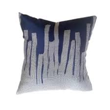 This incredibly soft and plush chenille throw pillow is the perfect accent for any room. Throw Pillow Navy Blue With Silver Design Konga Online Shopping