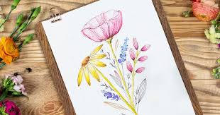Pin ot polzovatelya carla beraldo na doske disegni a matita v 2020 g samouchiteli po cvetochnym risunkam risovat uroki risovaniya. Un Mazzo Di Fiori Estivi Staedtler