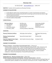 10 Pharmacy Technician Resume Templates Pdf Doc Free Premium Templates