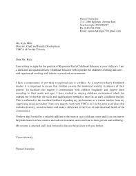 Cover Letter Template Ymca Teacher Cover Letter Example Job Cover Letter Cover Letter Example