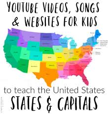 There is a printable worksheet available for download here so you can take the quiz with pen and paper. Kids Learn States Capitals Quickly Free Videos Websites And Songs