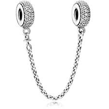 Pandora charms officail site, browse our last chance section for special prices on pandora charms in sterling silver or pandora rose. Pandora Sparkling Pave Safety Chain Charm 791736cz 05