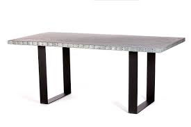 My client wanted something that already looked weathered wi… all of our dining tables feature beautiful woodwork details and a substantial design that allows them to easily become a focal point. Buy Handmade Zinc Table Zinc Dining Table The Maddox Zinc Top Dining Table Made To Order From Kingston Krafts Custommade Com