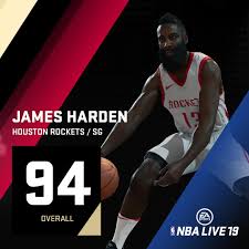 Want to start us off? James Harden Screenshot Nba Live 19 Nbalive