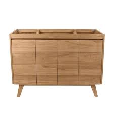 Avanity Coventry 48 Inch Vanity Only In Natural Teak Coventry V48 Nt Bellacor Teak Bathroom Teak Bathroom Vanity Bathroom Vanities Without Tops