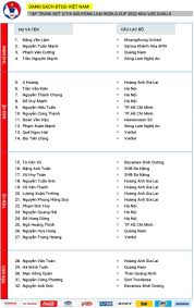 Đây là trận đấu có ý nghĩa quyết định đến tấm vé trực tiếp tham dự vòng loại thứ 3 world cup 2022 khu vực châu á. Vff Danh Sach Ä'tqg Viá»‡t Nam Táº­p Trung Chuáº©n Bá»‹ Thi Ä'áº¥u Vong Loáº¡i World Cup 2022 Ä'á»£t 3