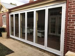 This product offers the maximum opening space and various the folding door allows a large door leaf to open completely. Bifold Doors Perth Wa Exterior Aluminium Bifolding Doors Residential Commercial