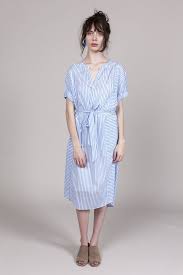 Xirena Chennedy Dress Pacific Blue Verdalina Dresses Short Sleeve Dresses Xirena