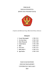 Contoh soal tentang diksi atau pilihan kata. Doc Makalah Bahasa Indonesia Diksi Atau Pilihan Kata Nur Retni Academia Edu