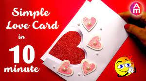 Suart86all rights reserved (p) & (c) suart86 2018 How To Make Romantic Love Card In 10 Minutes Handmade Love Card Making Artsy Madhu Youtube