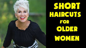 These hairdos are simple to apply and make you feminine, fashionable, overgenerous and playful easily. Short Haircuts For Older Women 2018 Youtube