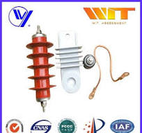 Electrical Metal Oxide Surge Arrester with Bracket Silicone Housing