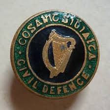 Irish Civil Defence Cosaint Sibialta Member S Badge 1950 S Army Badge Badge Defence