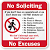 Free Printable No Soliciting Sign For Business