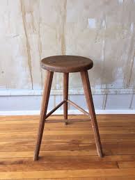 Three Leg Vintage Italian Stool Sold Vintage Stool Wood Stool Wooden Stools