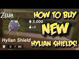 Cleared out the castle, then checked the hylian shield again. How To Buy Hylian Shields From The Ground Up Quest Zelda Breath Of The Wild Youtube
