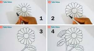 Tambahkan detail ke pusat1.3 3. Cara Mudah Menggambar Bunga Matahari