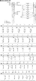 Bassoon Fingering Chart Gallery Of Chart 2019