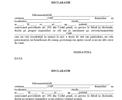 Declarației pe proprie răspundere referitoare la circulația persoanelor în afara. Certificat Fiscal Model Declaratie Pe Propria Raspundere Coasigurat