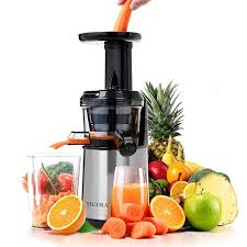 Secura Professional Masticating Juicer Wide Chute Cold Press Slow Juicer Extractor For Higher Nutrient And Vitamins Stainless Review With Images Cold Press Juicer Masticating Juicers Juicer