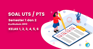 Unduh soal ulangan tengah semester kelas 5 kurikulum 2013. Soal Uts Pts K13 Untuk Kelas 1 2 3 4 5 6 Semester 1 Dan 2 Katulis