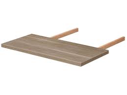 Allonge Pour La Table Rectangulaire Atlanta Atlanta Coloris Chene Fusain Vente De Accessoires De Sejour Conforama
