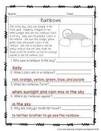 Wh questions for first grade. Reading Comprehension Passages Wh By Fun And Learning In English And Spa Reading Comprehension Reading Comprehension Passages March Reading Comprehension