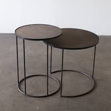Buy Ethnicraft Round Nesting Tray Table Set Of 2 Amara