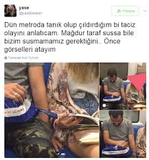 Twitter Kullanicisi Metrodaki Taciz Skandalini Fotograflayip Ifsa Etti Son Dakika