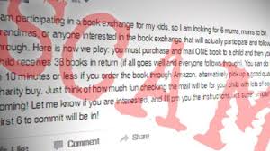Receive 36 Books By Recuiting 6 People On Facebook It S A Pyramid Scheme Thatsnonsense Com