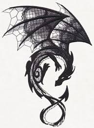 Black And White Dragon Tattoo Drawing Dark Creatures Dragon Dragon Tattoo Pictures Dark Creatures Dragon Tattoo