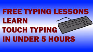 Free Typing Lessons Learn Touch Typing In Under 5 Hours With Free Typ Typing Lessons Typing Tutorial Lessons Learned