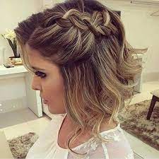 17 Chic Braided Hairstyles For Medium Length Hair Stayglam Short Hair Styles Prom Hairstyles For Short Hair Hair Styles