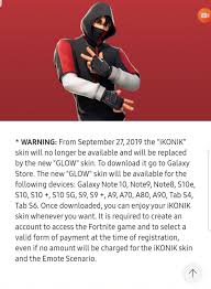 The fortnite ikonik outfit has been retired as of 9/26/19 and is no longer available. The Ikonik Skin Is Now Getting Replaced Fortnitebr
