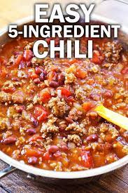 Easy 3 Can Chili Recipe Recipe Best Easy Chili Recipe Chili Recipe Easy Easy Homemade Chili