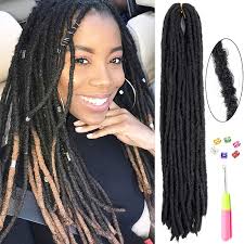 Maintain your long hair in the most fashionable way and shine your inner glow. 2021 Soft Dreadlocks Faux Locs Crochet Hair Straight Goddess Locs Crochet Braids Hair Crochet Locs 20 Inch Synthetic Loc Extensions From Zyhbeautyhair 80 41 Dhgate Com