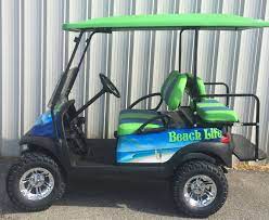 Beach Theme Custom Golf Car Golf Carts Golf Custom Golf Carts