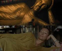 The most current flags can also be seen flying from lifeguard towers on the beach. In The 2000 Film The Beach When Richard Is Finally Accepted By The Matriarch Sal Danny Boyle Had Sal Strike The Same Pose As The Reclining Buddha Monument Richard Sees At The