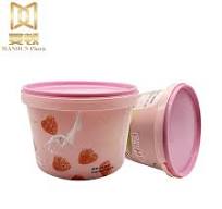 Best Selling 2025 Greek Yogurt Packaging 500ml Yogurt Containers Packaging  Plastic for Yogurt Peanut Butter