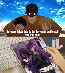 Nonstop Nut November! : r/Animemes