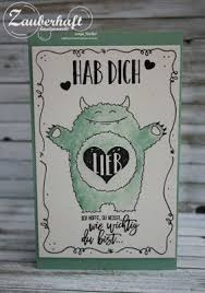 Zauberhaft Handgemacht Ich Hab Dich Lieb Monster Stampin Up Yummy In My Tummy Karte Doodeln Valentinstag Basteln Kinder Karte Liebe Valentinstag Basteln
