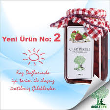 Ilacsiz Iyi Tarim Ile Kaz Daglarinin Enfes Havasinda Ozenle Yetistirilen Muhtesem Cileklerden Muhtesem Bir Recel Daha Az Sekerle Yapil Sekerleme Tatli Yemek