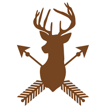 Buck and doe head silhouette. Deer Arrow Silhouette Svg Scrapbook Cut File Cute Clipart Buck And Doe Printables Full Size Png Download Seekpng