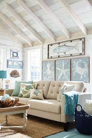 If you want to retain such good mood for a long time, you can add coastal inspiration to your home décor. 45 Fabulous Beach Themed Living Room For Guests Feel More Comfortable Dexorate Coastal Decorating Living Room Beach Living Room Farm House Living Room