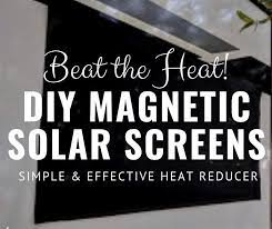 Our custom diy solar window screen kits are manufactured to your specifications using our heavy duty 7/16″ x 1″ frame.place the other side of the frame over the screen, lining up both sides.put the staples in about 2 inches apart and pull the screen tight as you put in each staple. Wacky Pup How I Beat The Heat With Diy Magnetic Solar Screens On My Rv Camper Trailer Solar Screens Diy Magnetic Diy Awning
